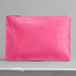 Barbie® Clutch Croc Pink