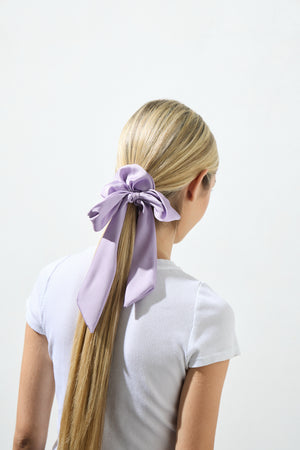 Barbie® Bow Scrunchie Lavender