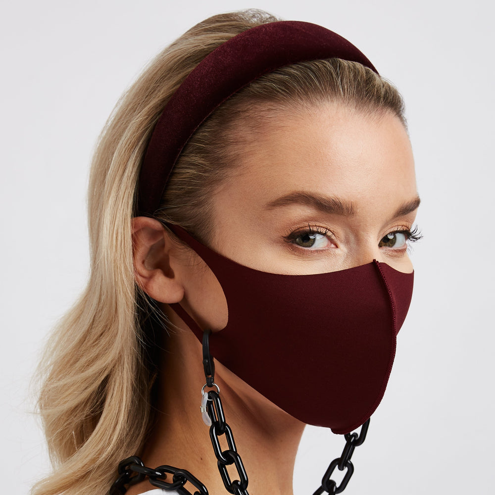 Mask Social Medium Burgundy