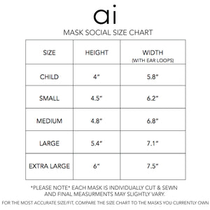 Mask Social Child Dark Grey